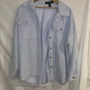 Light Blue Corduroy Jacket